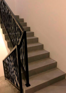 Арт Бетон (микроцемент) ITALICA SuperCemento лестница