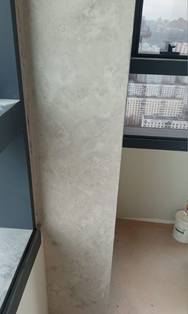 Intonaco Travertino КМ0 + Lacca Protettiva 7