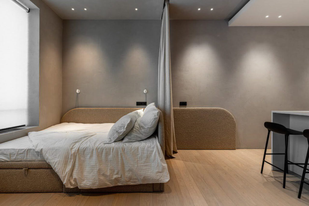 Квартира г. Москва микроцемент Italica Super Cemento