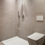 Микроцемент для санузла Italica Super Cemento с защитным лаком PU2