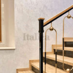 Штукатурка мокрый шелк Italica Seta Delicato в интерьере