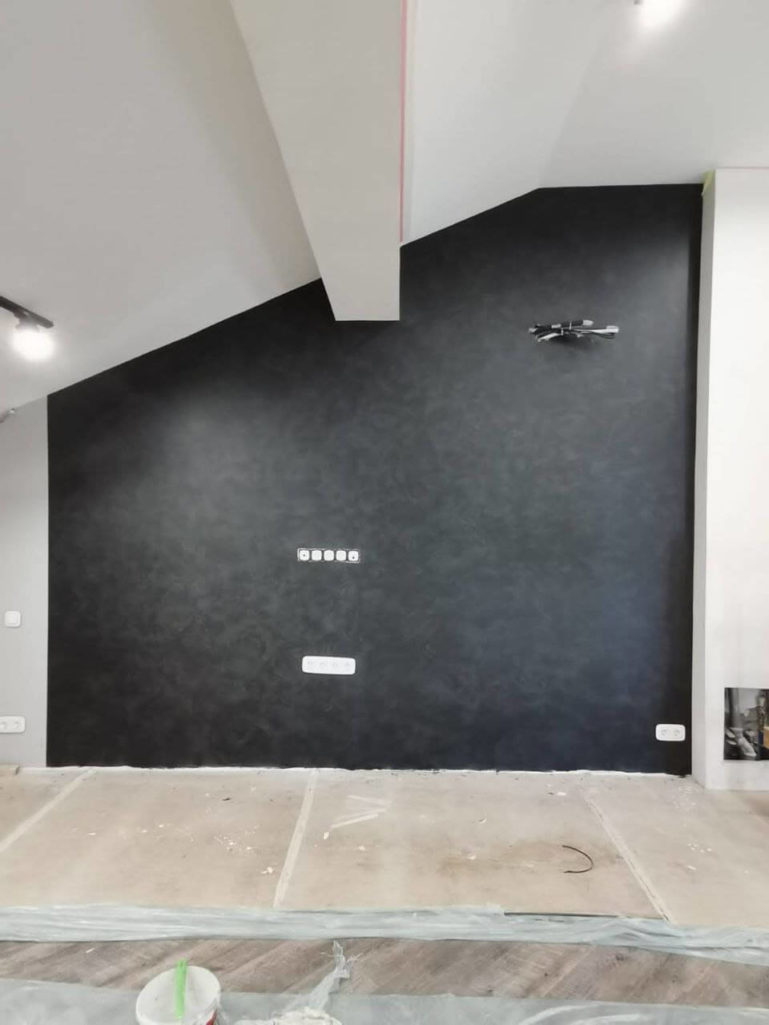 Матовая штукатурка Italica Gradiente замша кельмой или кистью