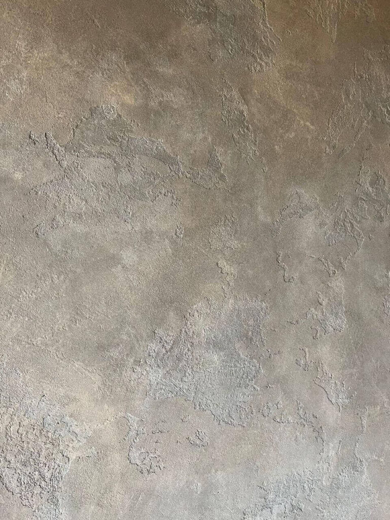 Фактурная штукатурка Marmo Travertino 500 + Velour+ Finishmat Творческая лессировка на фактуре