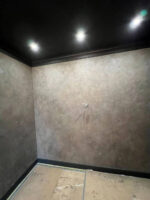 Фактурная штукатурка Marmo Travertino 500 + Velour+ Finishmat Творческая лессировка на фактуре