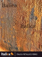 Декоративная штукатурка Italica Marmo 500 + Ferro с художественным декором