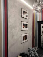 Натуральная декоративная штукатурка Не горючая İntonaco travertino НГ + Primer Acrilico + Finishmatt