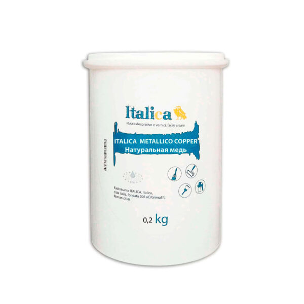 ITALICA METALLICO COPPER Натуральная медь 0,2 кг