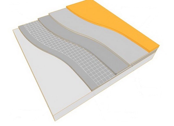 Слои декоративной штукатурки