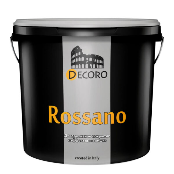 Декоративная штукатурка DECORO Rossano (Россано) с эффектом "замши"