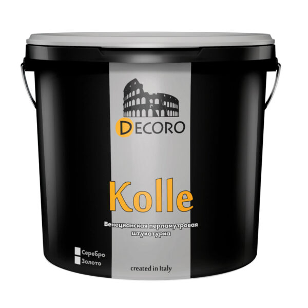 Декоративная венецианская штукатурка DECORO Kolle (Колле) с перламутровым эффектом 1 кг