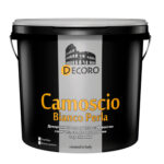Декоративное покрытие DECORO Camoscio Bianco Perla (Камошо бьянко Перла) с эффектом "замши", "велюра" с перламутром