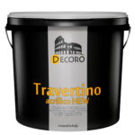 Акриловая декоративная штукатурка DECORO Travertino Acrilico New (Травертино Акрилико) под Травертин
