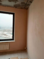 Фактурная штукатурка Intonaco Quarzo + Finishmatt в пастельном оттенке