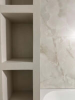 Декоративная штукатурка Арт Бетон Polycement 300 с влагостойким лаком Italica Protector + PU 2