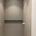 Штукатурка Арт бетон прочная влагостойкая для санузла Polycement + protector + pu2