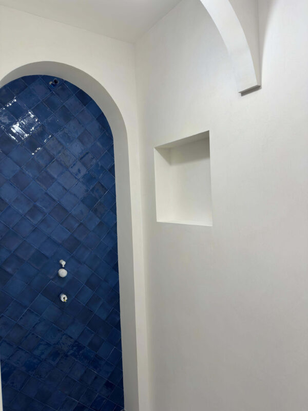 Декоративная штукатурка для санузлов Polycenement 600+300с защитным лаком PROTECTOR + LACCA ESTREMO PU2