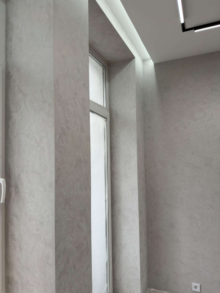 Матовая декоративная штукатурка Gradiente кистевое нанесение с эффектом замши