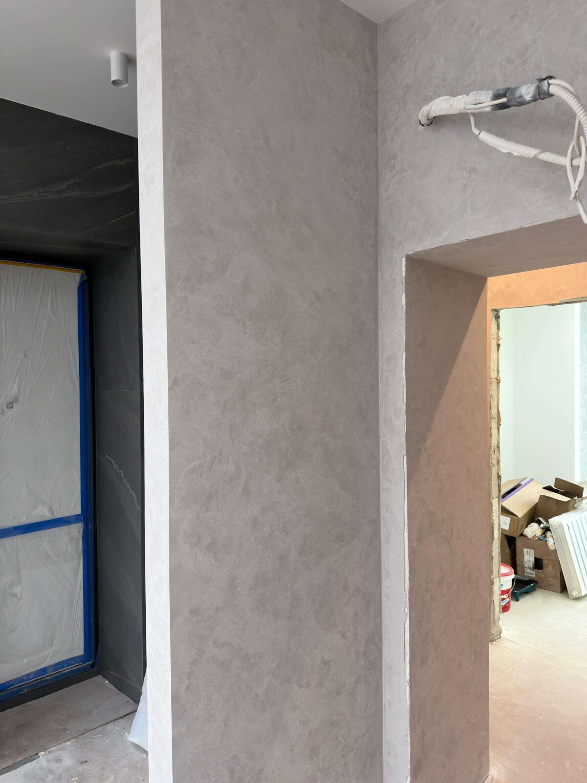 Матовая декоративная штукатурка Gradiente кистевое нанесение с эффектом замши