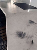 Декоративная штукатурка Italica Granito оформление столешницы под мрамор