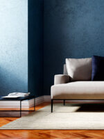 Микроцемент Italica Granito в стильном синем цвете