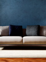 Микроцемент Italica Granito в стильном синем цвете