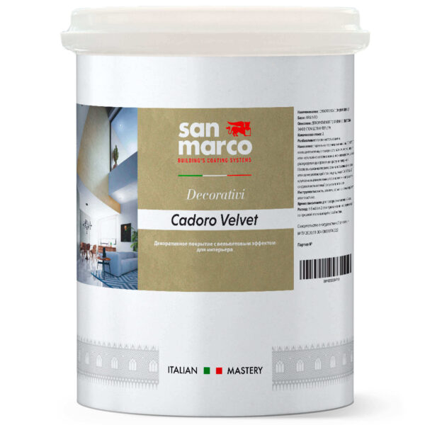 Декоративные материалы San Marco Cadoro Velvet