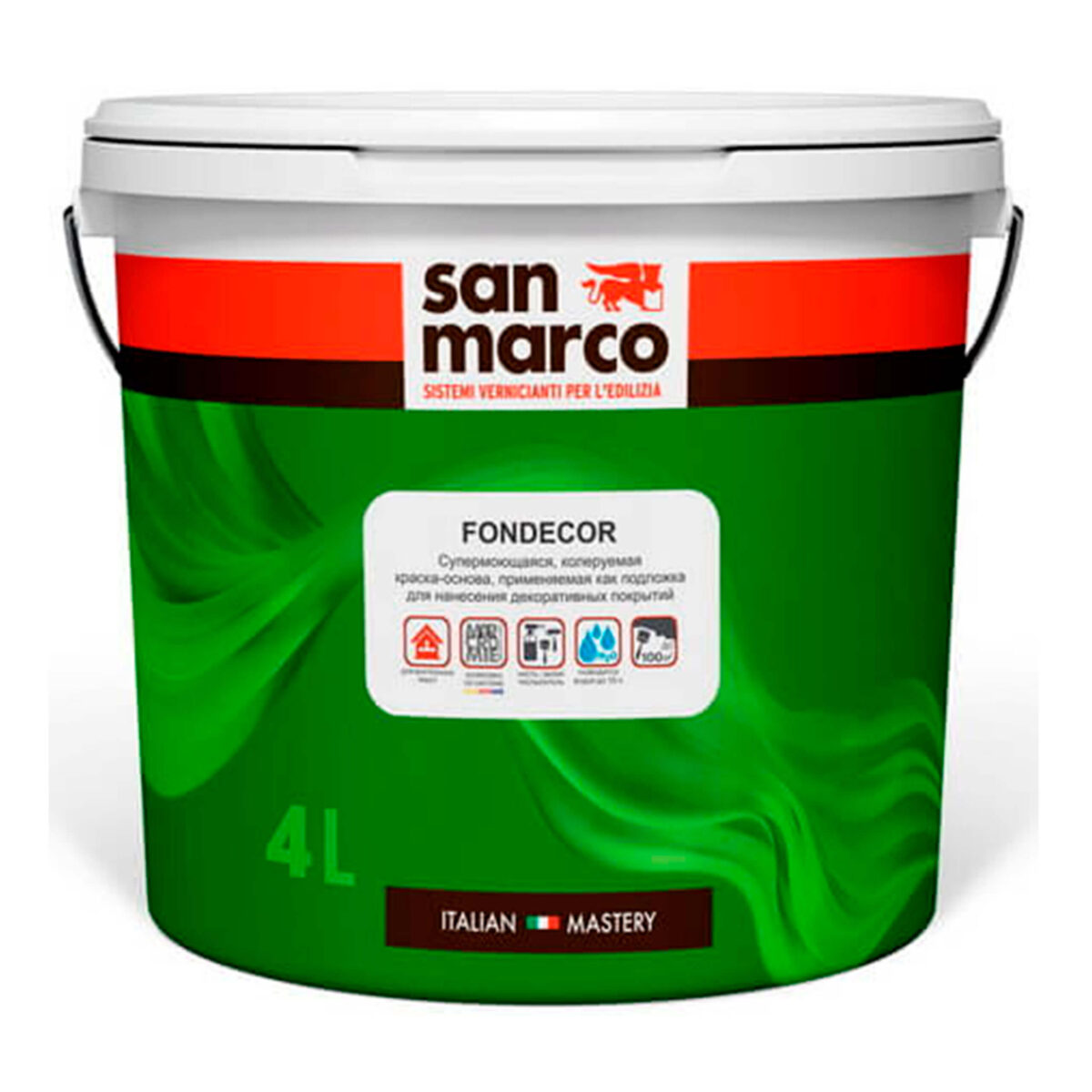 Грунт San Marco Fondecor Bianco 4л