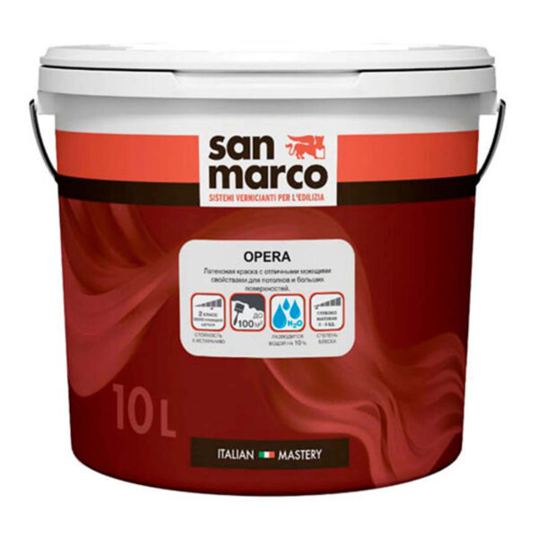 Интерьерная краска San Marco Opera bianco