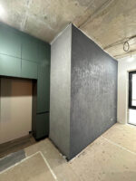 Кухонный фартук из штукатурки Italica Marmo Travertino 500 + защитные лаки